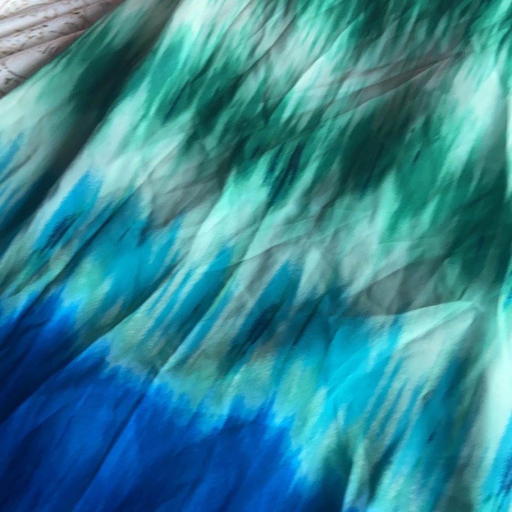 Wrapper Long Multicolor Polyester Strapless Sundr… - image 2